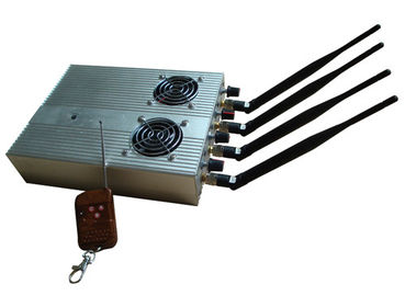 China 505BF Remote Control Jammer , Mobile Phone Signal Jammer With Cooling Fan supplier