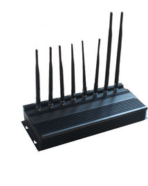 China 8 Band Multifunctional Cell Phone Signal Jammer , WIFI / 4G / 3G Mobile Phone Blocker supplier