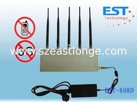 EST-808D Cell phone signal jammer/blocker wholesalers