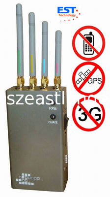 China EST-808KE GPS jammer + Móvil / bloqueador exportador 