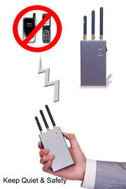 CDMA / GSM Portable Cell Phone Jammer Blocker EST-808HC With 3 Antenna