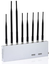 China 3G/4G/WIFI/+GPS Cell Phone Signal Jammer , Portable Cell Phone Signal Blocker Device supplier