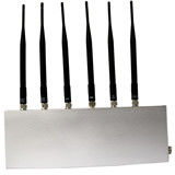 China GPS / WIFI / 3G Cell Phone Signal Jammer / Blocker With 6 Antennas supplier