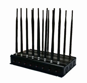 China 16 Channels Cell Phone Signal Jammer Desktop Signal Jammer for military use supplier