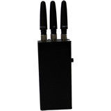 China Portable 3G GSM CDMA Cell Phone Signal Jammer 25dBm For Office , 3 Antenna supplier