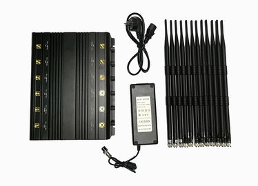 China 12 Bands High Power Adjustable Stationary Electronic Jamming Device 2 watts Jammer supplier