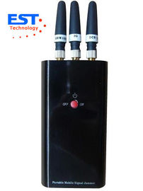 China Handheld 3G Portable Cell Phone Jammer / Blocker EST-808HA , 2100 - 2200MHZ supplier