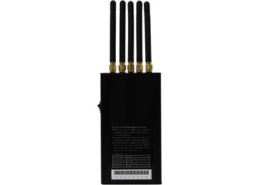 China Black GPS Cell Phone Signal Jammer For Schools , 5 W CDMA / GSM Blocker supplier