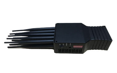 China VHF UHF Lojack Radio small pocket jammer 10 antennas CDMA GSM 3G 4G WiFi supplier
