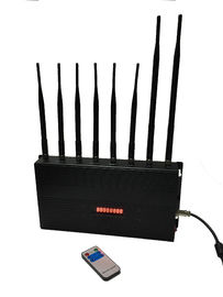 China Cell Phone Signal Remote Control Jammer EST-502C8 12W 8 Omni Directional Antennas supplier