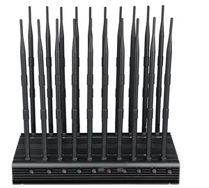 China OEM 20 Bands Cell Phone 2G 3G 4G 5G WIFI GPS VHF UHF RC315 433 868 Signal Jammer supplier