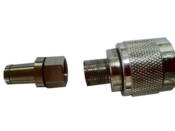 China Silver Plated N Male And Female Connectors For Feeder Cable , Antennas supplier