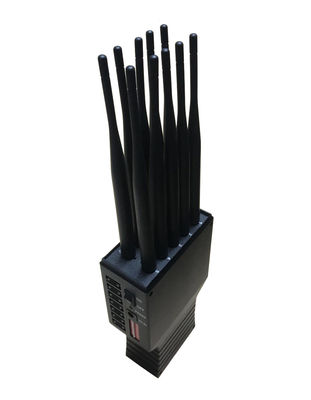 China 1W 10 Antenna 4500mAh Walkie Talkie Signal Jammer supplier
