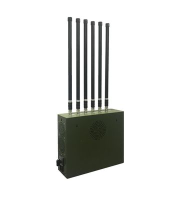 China 510mm Antenna 960MHz 190W Backpack Cell Phone Jammer 2G 3G 4G supplier
