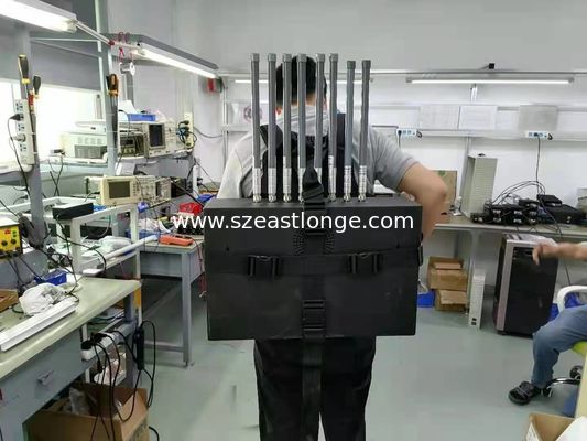 China 8 Antennas GSM 3G 4G 5G 10Watt Backpack Cell Phone Signal Jammer for Farm use supplier
