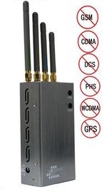 China 4 Channels Portable Cell Phone Jammer 1500MHz - 1600MHz GPS Blocker supplier