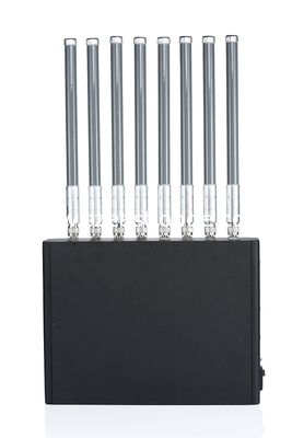 China 8 Bands 3G 4G Signal Jammer Stationary Indoor High Power 3G 4G Jammer supplier