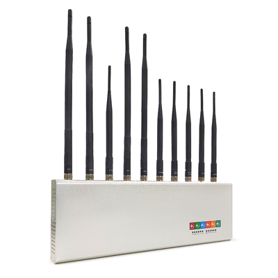 Aluminium Alloy Cell Phone Signal Jammer GPS Mobile Phone Jammer 16W