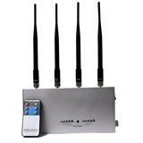 4 Antennas Remote Control Jammer for Custom , 1 - 15m Jamming range