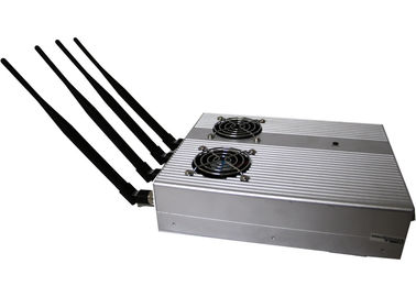 6W Cell Phone Signal Jammer / Shielder / Blocker EST-505BF with 4 Antenna