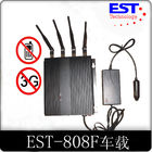 3G 33dBm Car Cell Phone Signal Jammer Blocker EST-808F1 With 4 Antenna