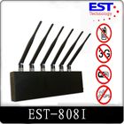 EST-808I Cell Phone WIFI GPS Signal Jammer / Blocker With 6 Antenna