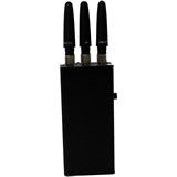 Portable 3G GSM CDMA Cell Phone Signal Jammer 25dBm For Office , 3 Antenna