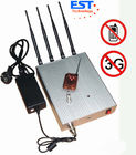 3G Mobile Phone Remote Control Jammer / Blocker EST-505B With 4 Antenna