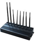 Cell Phone Signal High Power Jammer 30M Adjustable Radius With 8 Band