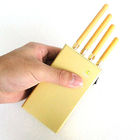WIFI / GPS Portable Cell Phone Jammer 4 Antenna With 10m Jamming Range