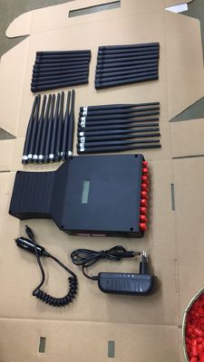 Full Frequency Mobile Phone WIFI GPS UHF VHF 12000mAh 27W Portable Signal Jammer