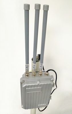 Fixed 25W 500m Shielding Waterproof Drone Jammer 2500MHz