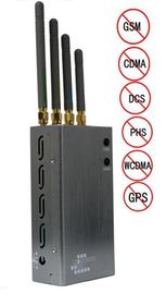 4 Channels Portable Cell Phone Jammer 1500MHz - 1600MHz GPS Blocker