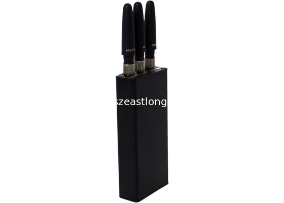 3 Bands Portable Cell Phone Jammer Handheld For WiFi Bluetooth GPS 3G