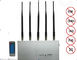 Stainless Steel Silver Cell Phone Signal Jammer Remote Control For Police And Command Center supplier