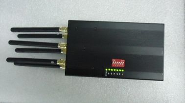 6 Antennas Portable GPS Signal Jammer ET-808HI For Custom , 1500 - 1600MHz