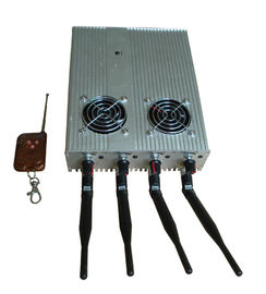 505BF Remote Control Jammer , Mobile Phone Signal Jammer With Cooling Fan