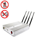3G Mobile Phone Remote Control Jammer / Blocker EST-505B With 4 Antenna