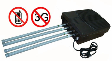 CDMA / GSM 3G High Power Jammer Blocker EST-808LD For Conference Room
