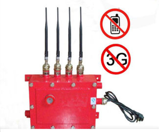 Waterproof Blaster Shelter Cell Phone Signal Jammer For Gas Station EST-808G