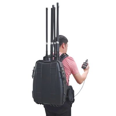 2000M Long Distance Glonass Galileo GPS 2.4G 5.2G 5.8G FPV Drone UAV Signals Backpack Jammer