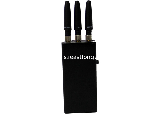 3 Bands Portable Cell Phone Jammer Handheld For WiFi Bluetooth GPS 3G