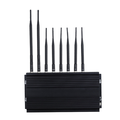 Mobile Cell Phone Signal Jammer Stationary 8 Antennas 3G WIFI