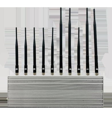 Mobile Phone Signal 5G Jammer 10 Antennas On Wall Stationary 3G